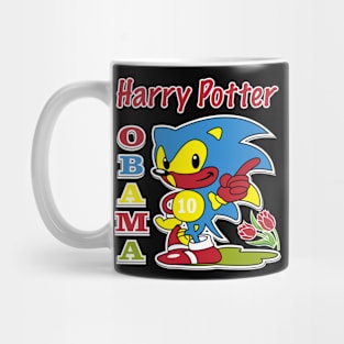 Sonic Harry Potter Obama Mug